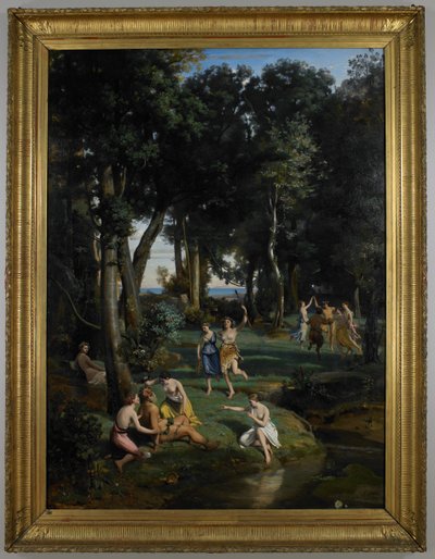 Silenus, 1838 tekijältä Jean Baptiste Camille Corot